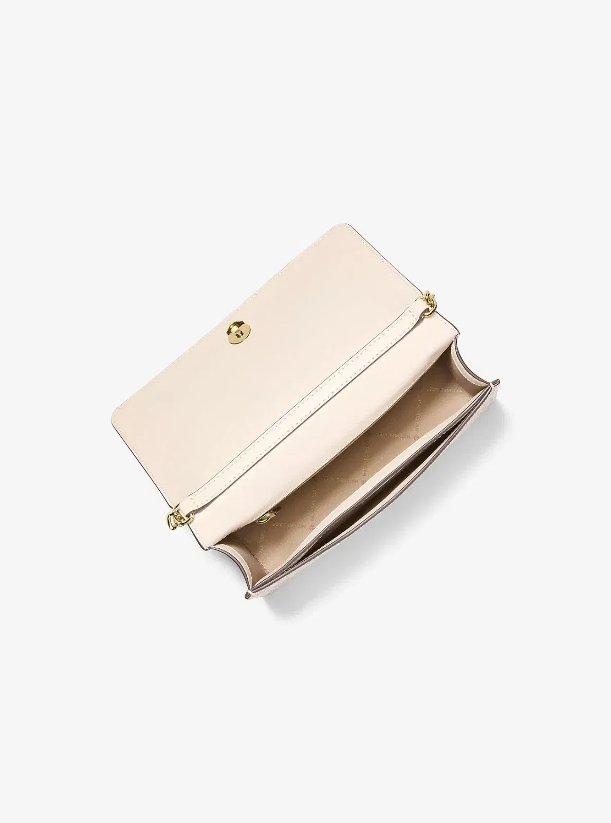 Michael Kors Jet Set Medium Signature Logo Crossbody Bag Lt Crm Multi