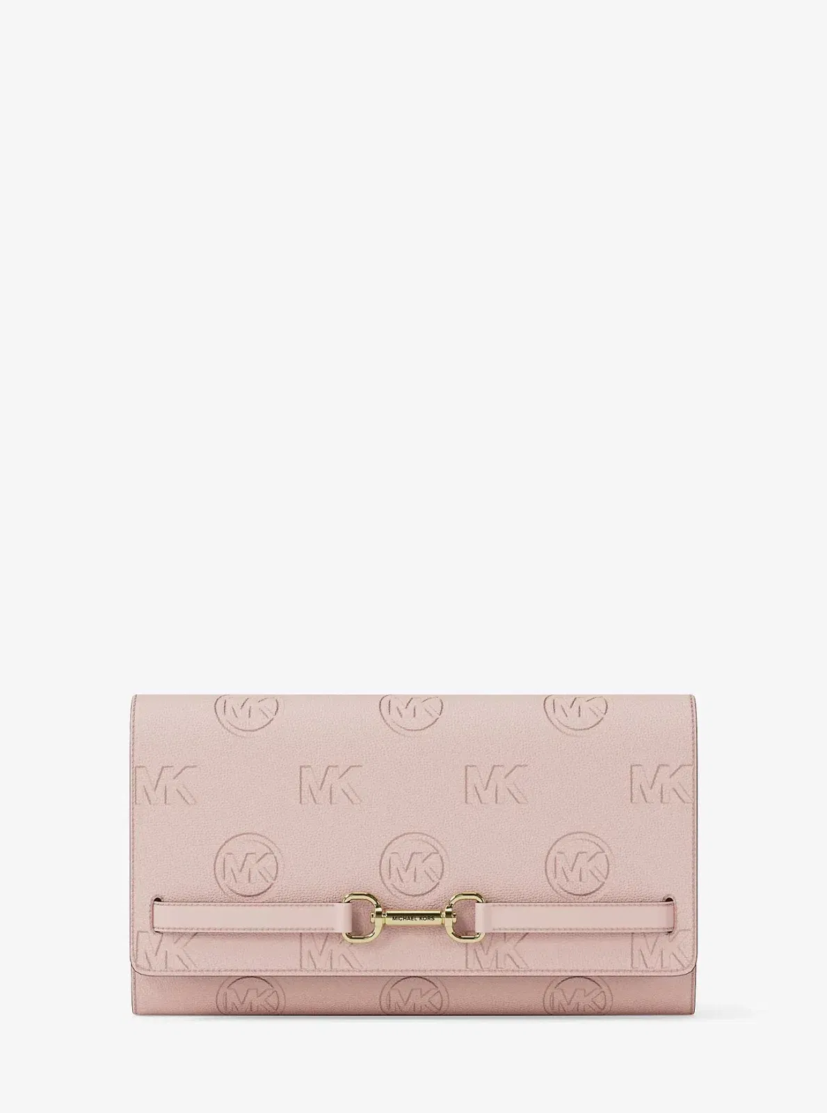 Michael Kors Jet Set Medium Saffiano Leather Crossbody Bag Powder Blush