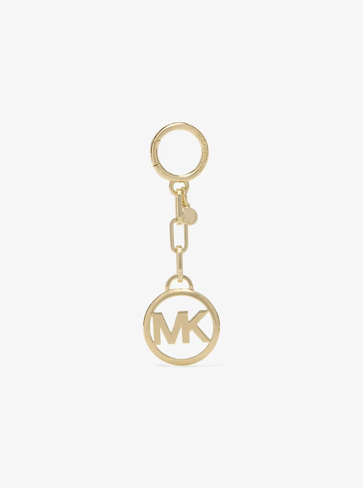 Michael Kors Jet Set Logo Bag Charm 18K Gold