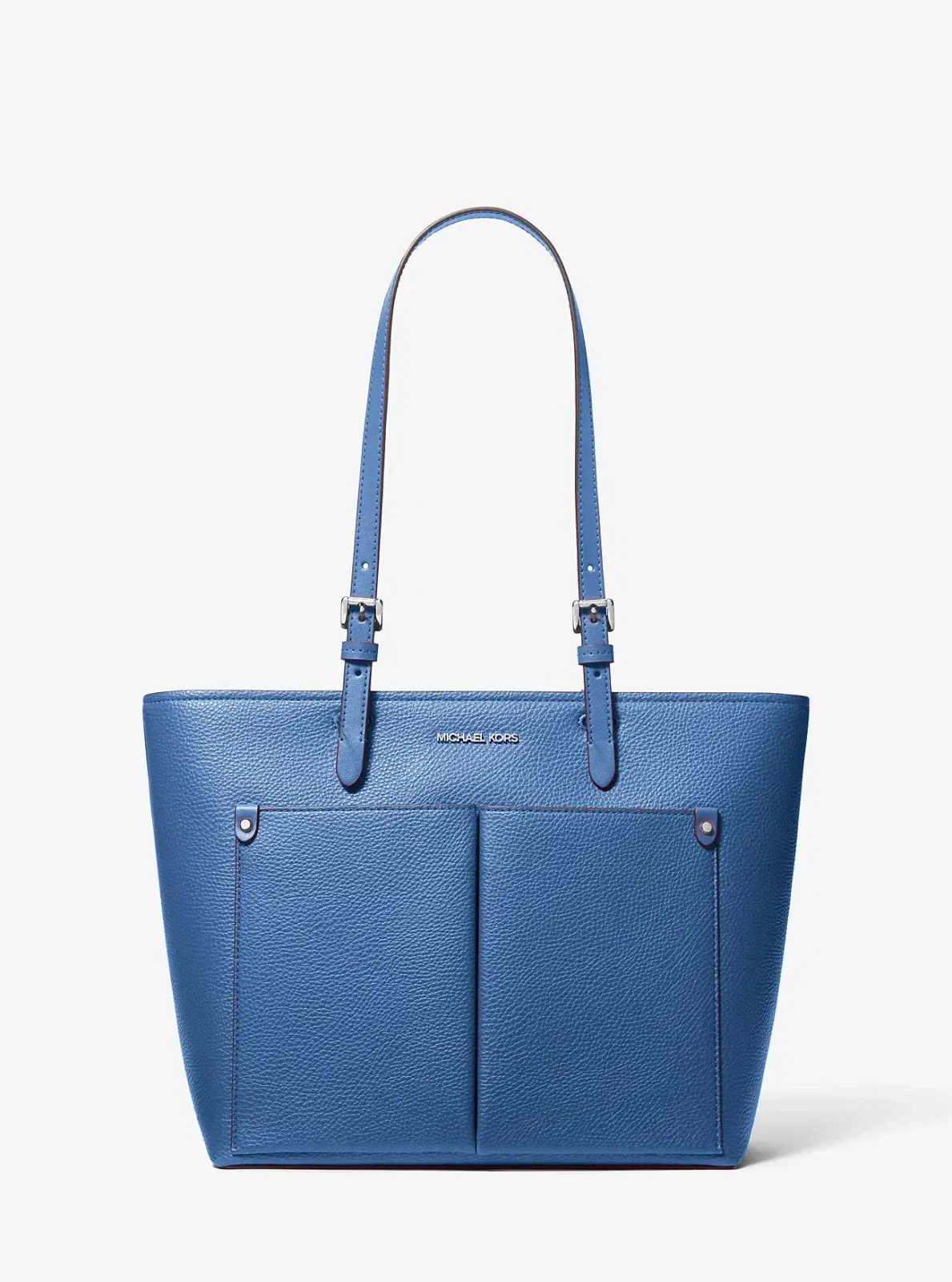 Michael Kors Jet Set Medium Pocket Tote Bag Galaxy Blue
