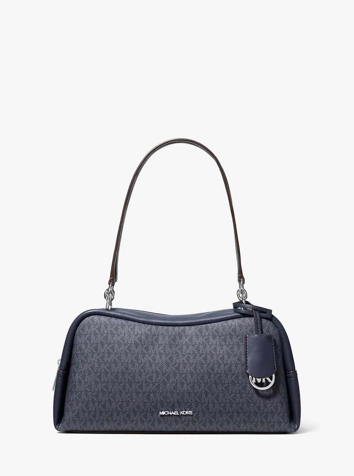 Michael Kors Cecily Medium Signature Logo Shoulder Bag Admiral