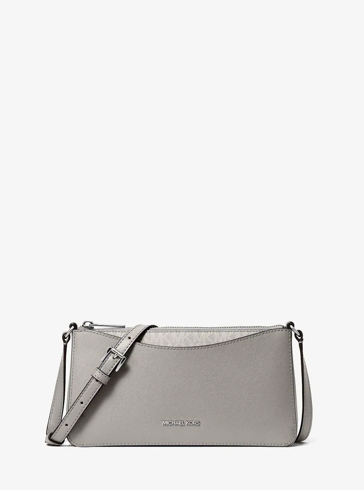 Michael Kors Arden Medium Crossbody Bag Pearl Grey