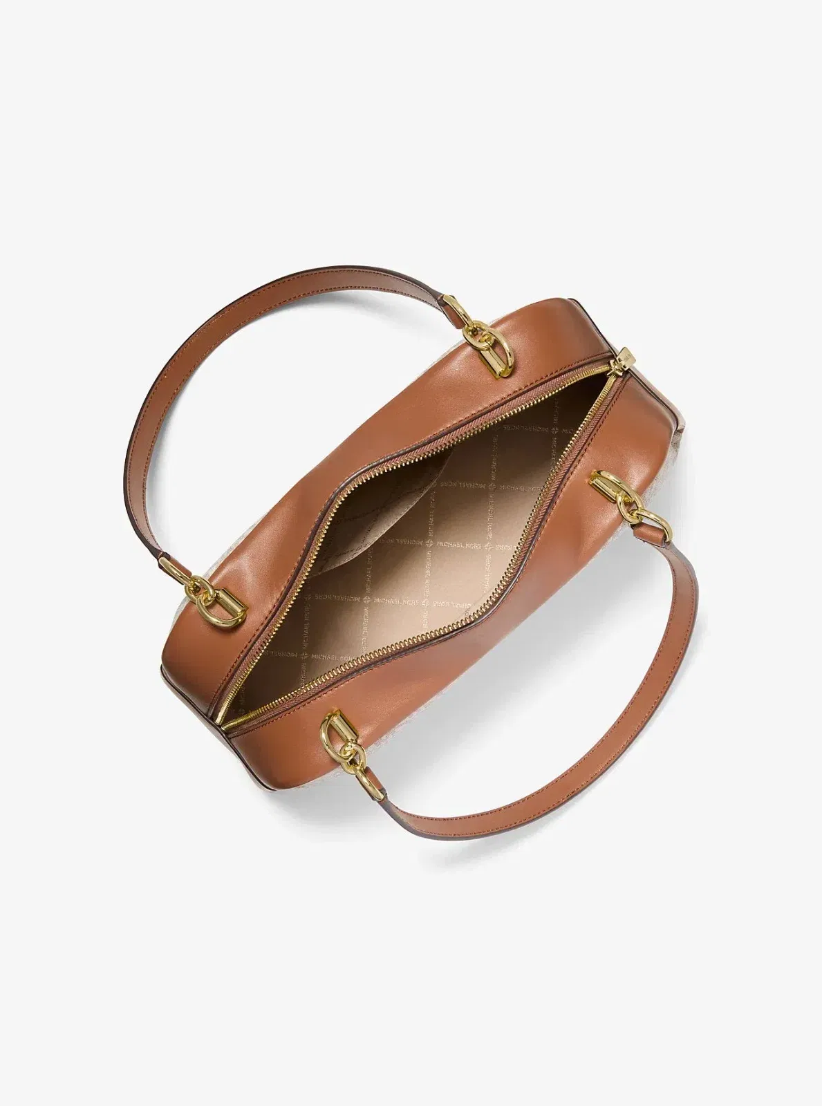 Michael Kors Cecily Medium Signature Logo Shoulder Bag Vanilla