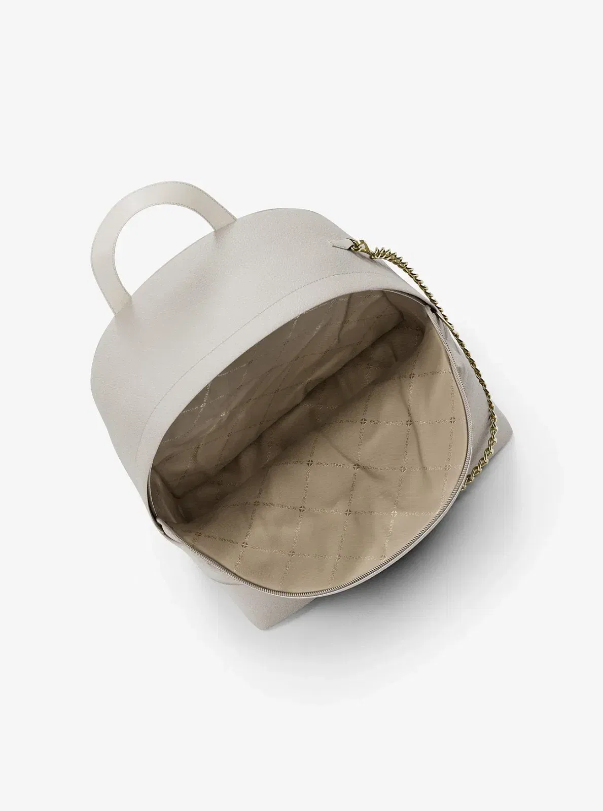 Michael Kors Slater Medium Backpack Lt Cream