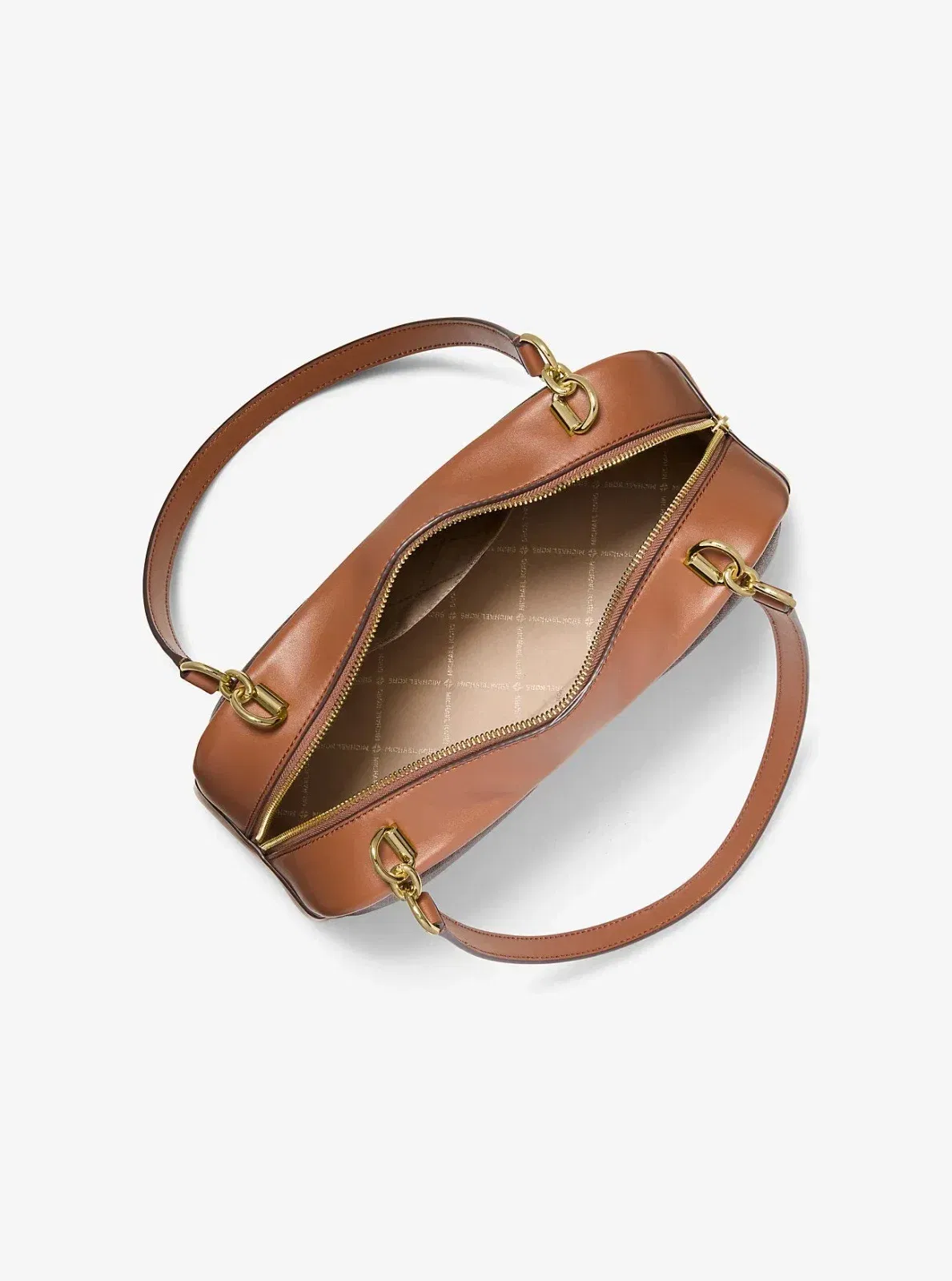 Michael Kors Cecily Medium Signature Logo Shoulder Bag Brown