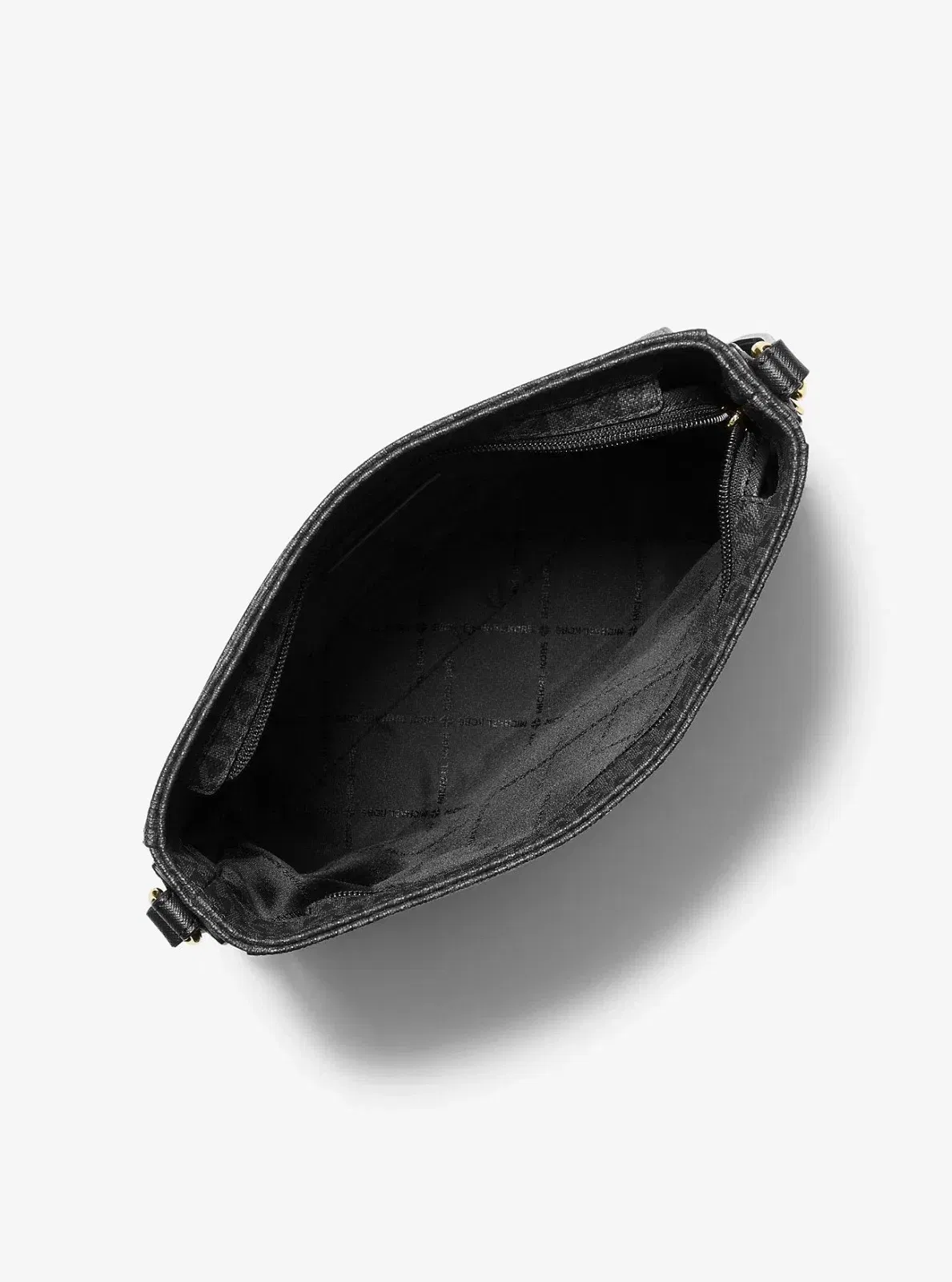 Michael Kors Jet Set Travel Large Logo Messenger Bag Black