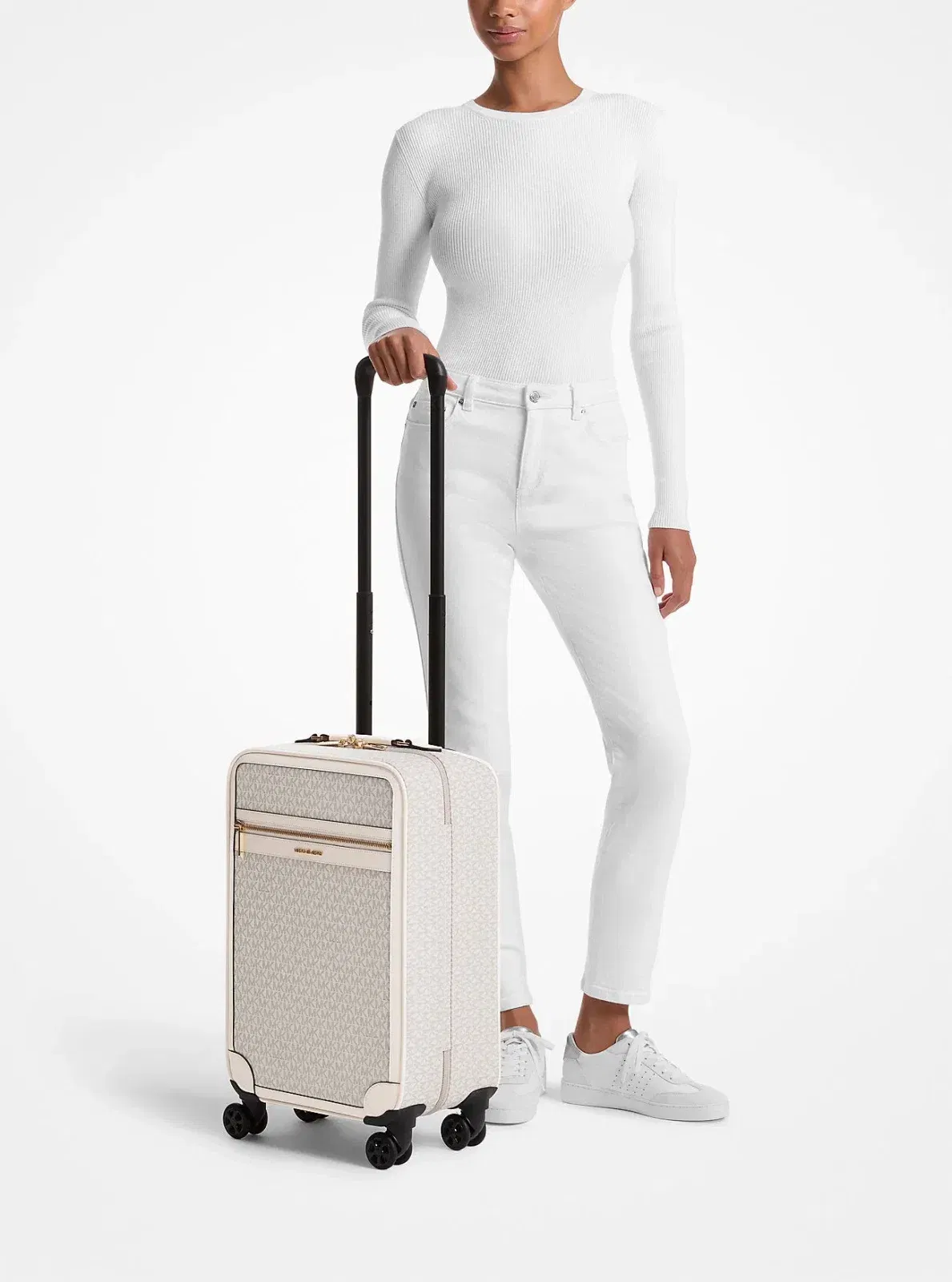 Michael Kors Small Signature Logo Suitcase Lt Crm Multi