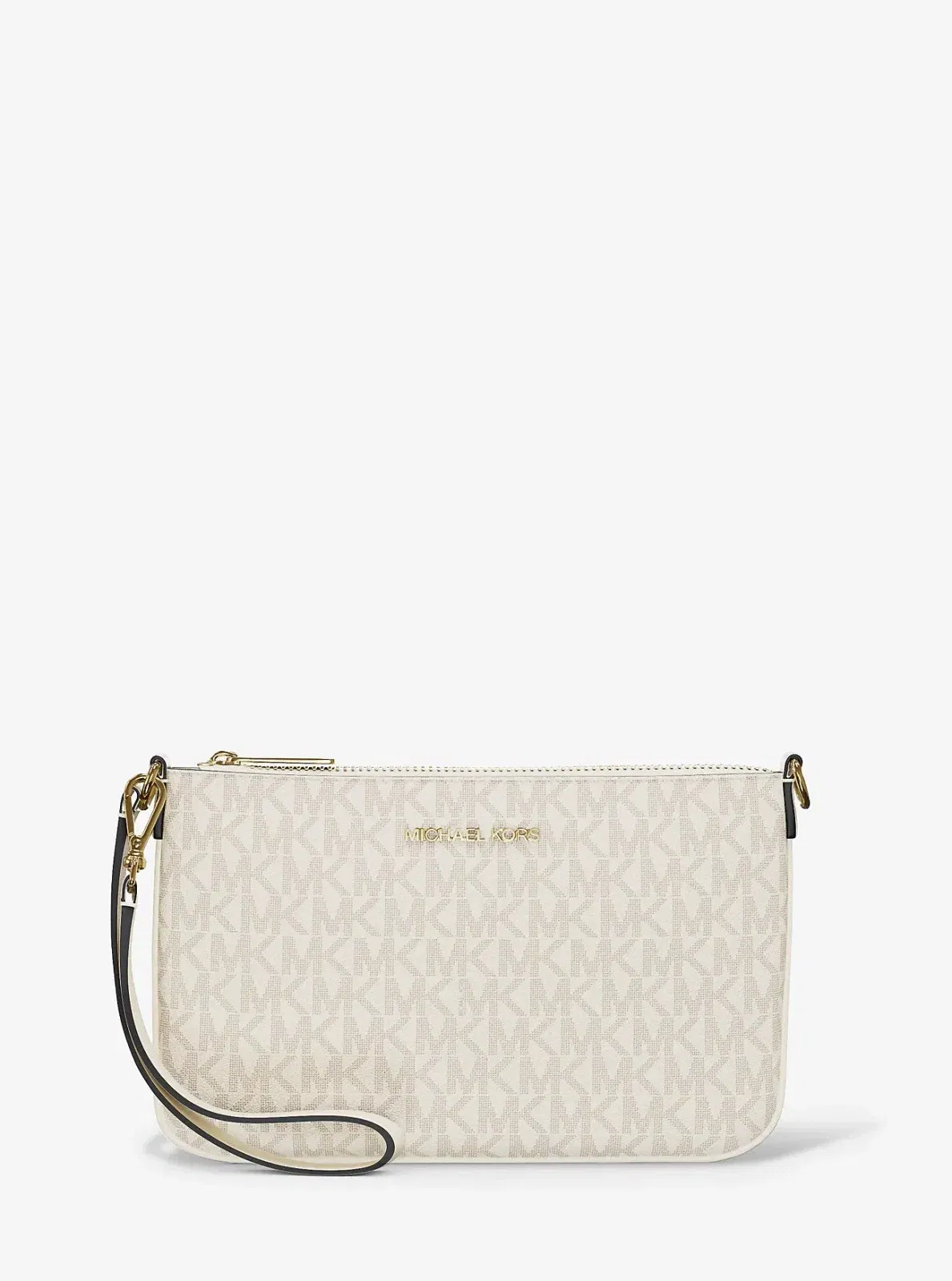 Michael Kors Jet Set Small Signature Logo Convertible Wristlet Lt Crm Multi