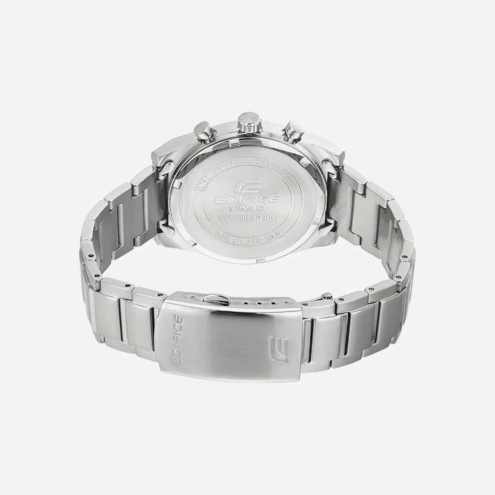 Casio Edifice Chronograph EFB-730D-7AV Quartz Silver Dial Stainless Steel Watch