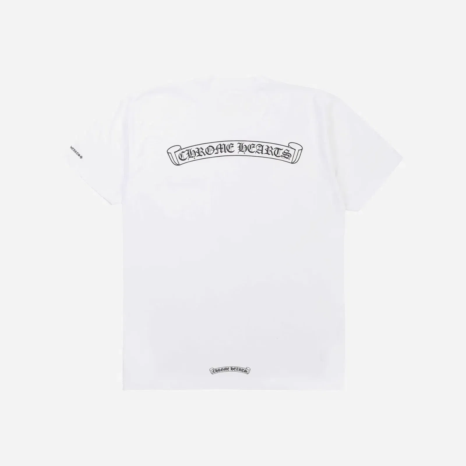 Chrome Hearts Scroll Logo Pocket T-Shirt White