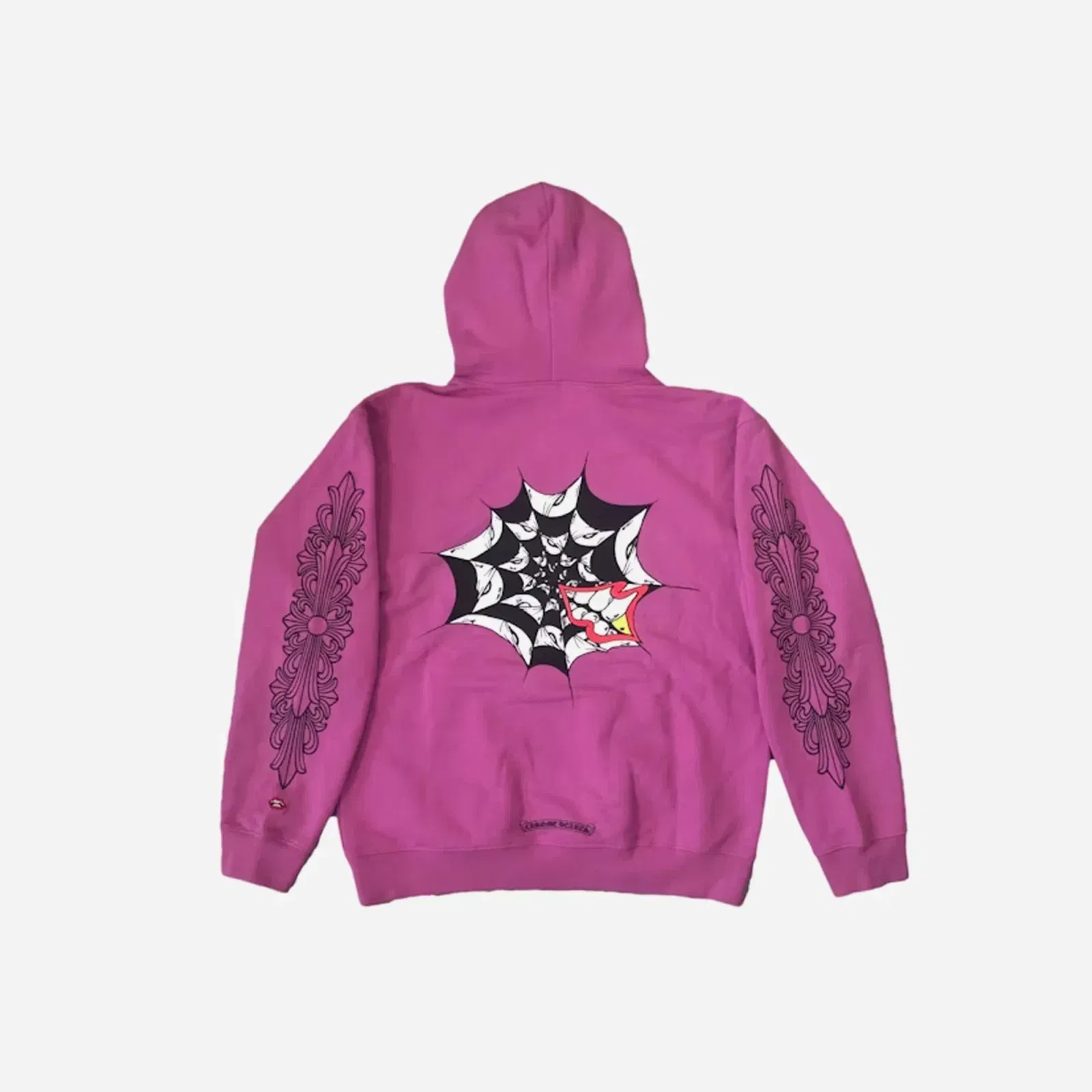 Chrome Hearts Matty Boy Spider Web Hoodie Purple