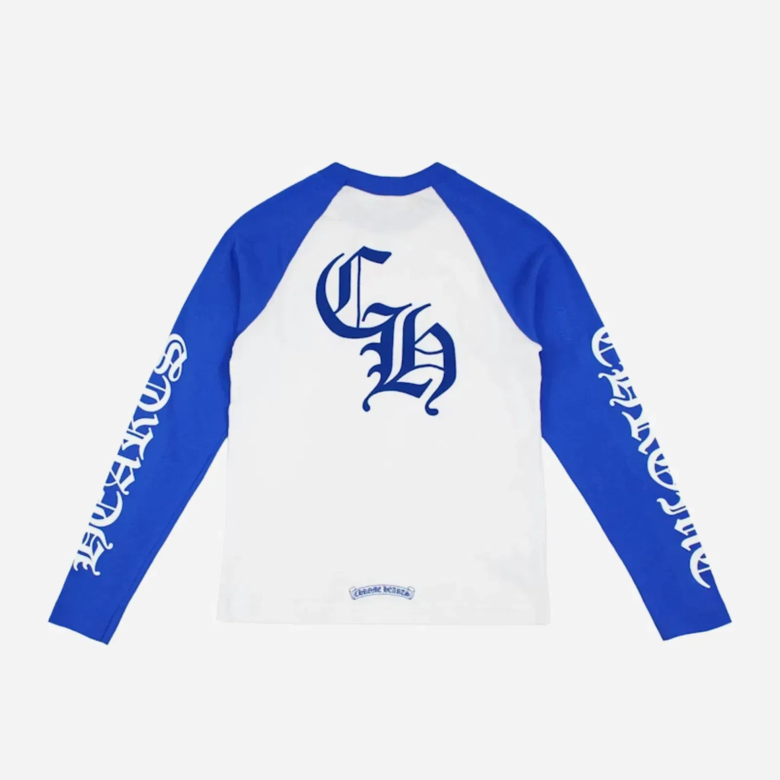 Chrome Hearts CH Baseball Shirt White Blue