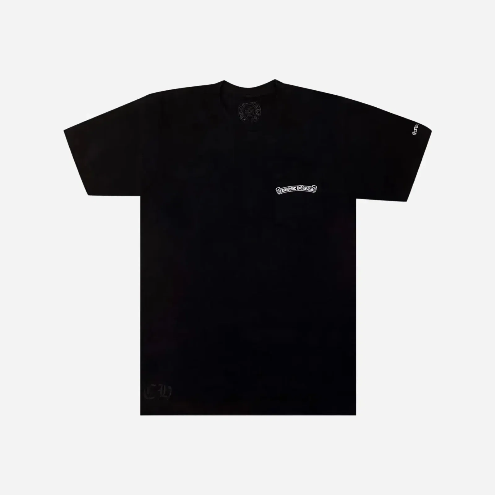 Chrome Hearts Scroll Logo T-Shirt Black