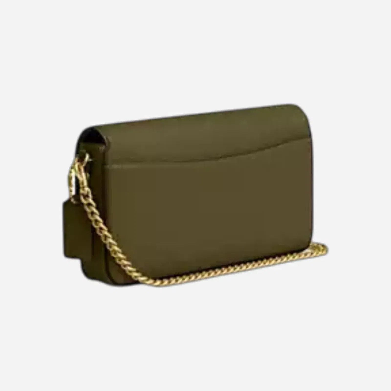 Coach Mila Crossbody Bag In Signature Canvas Brass Olive