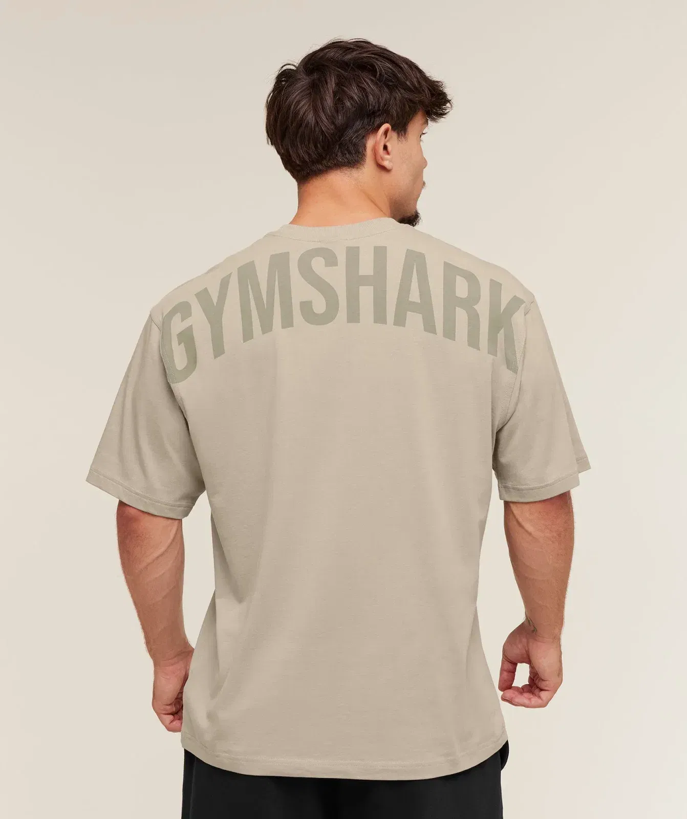 Power T-Shirt oversized fit Mushroom Grey