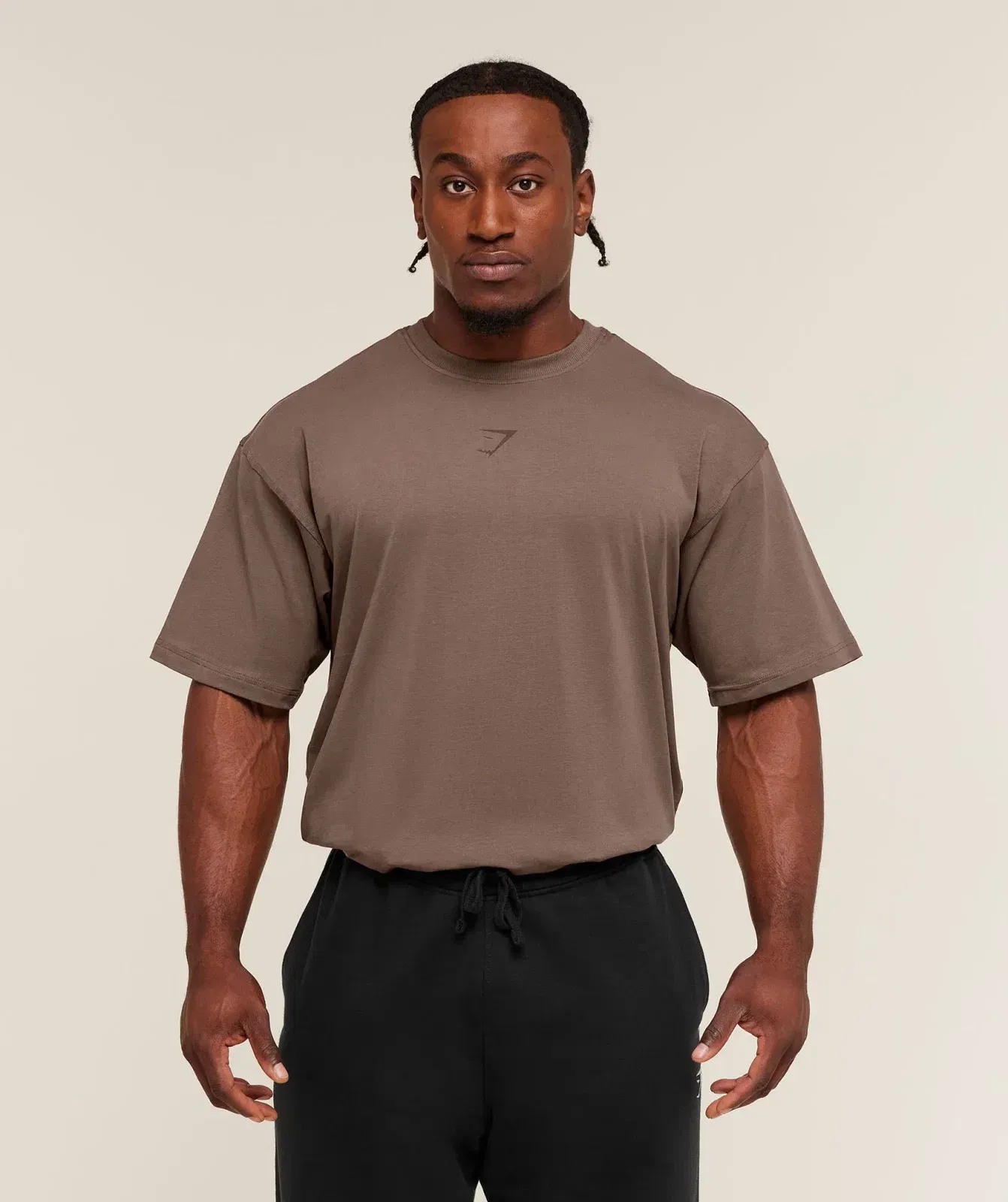 Power T-Shirt oversized fit Soft Brown