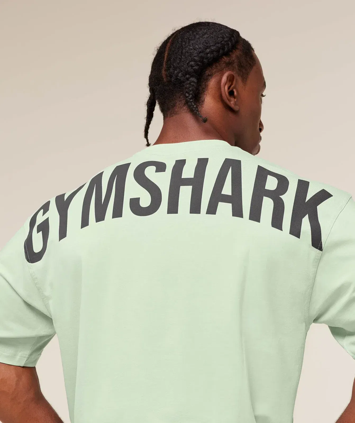Gymshark Power T-Shirt oversized fit Clay Green