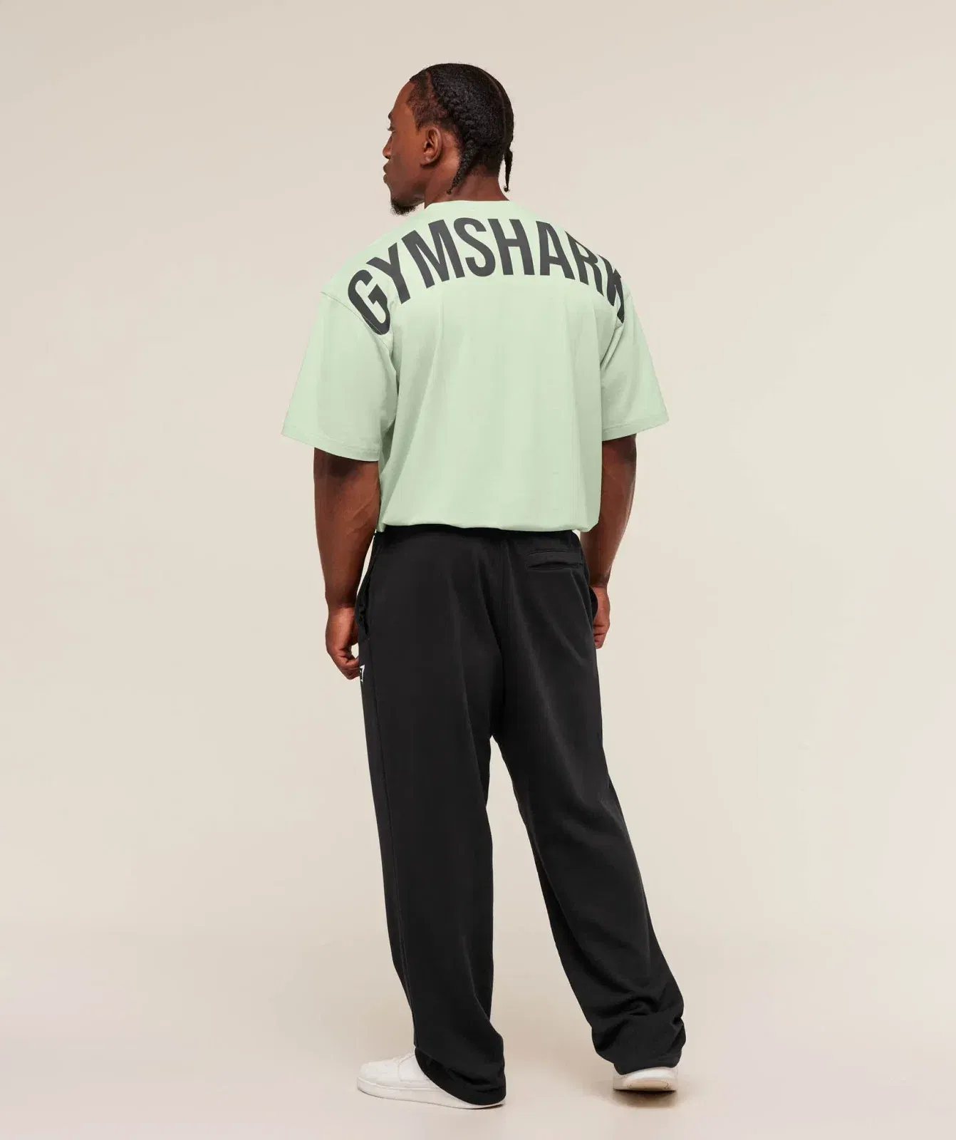 Gymshark Power T-Shirt oversized fit Clay Green
