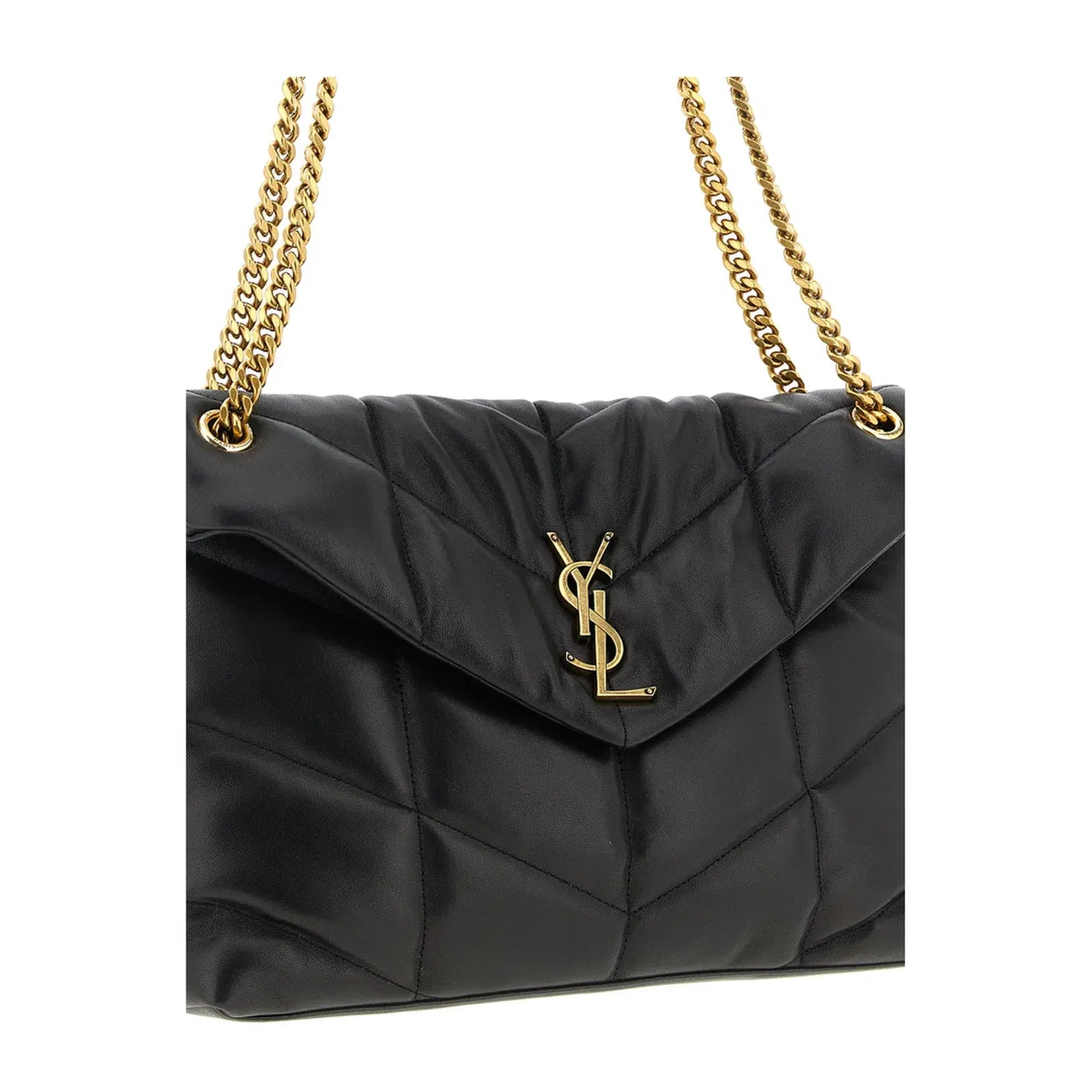 Puffer Medium Nappa leather Shoulder Bags - Black