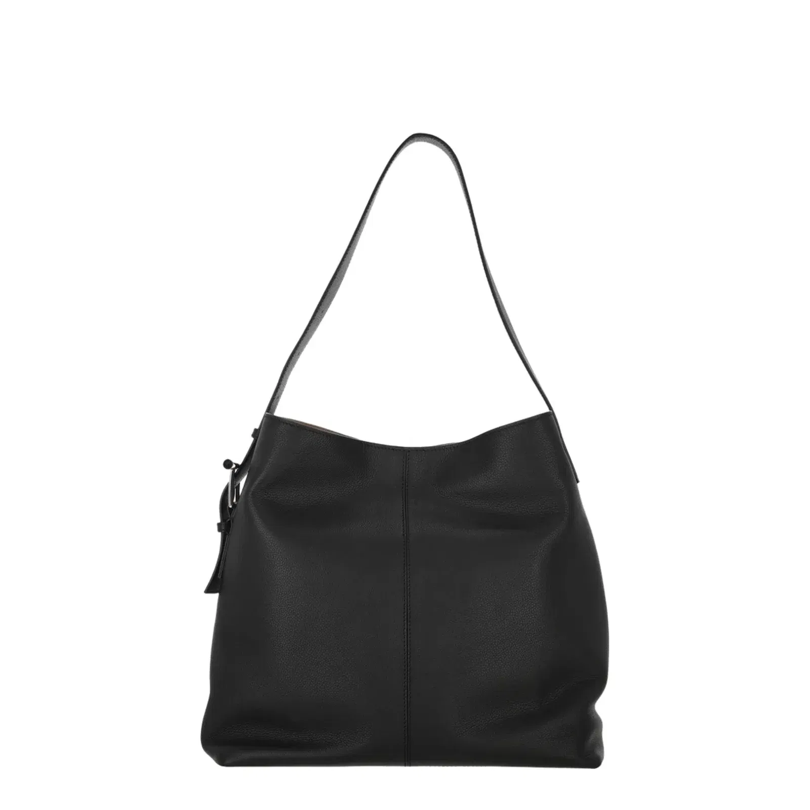 Grainy Leather Sling T-Bar Shoulder Bag