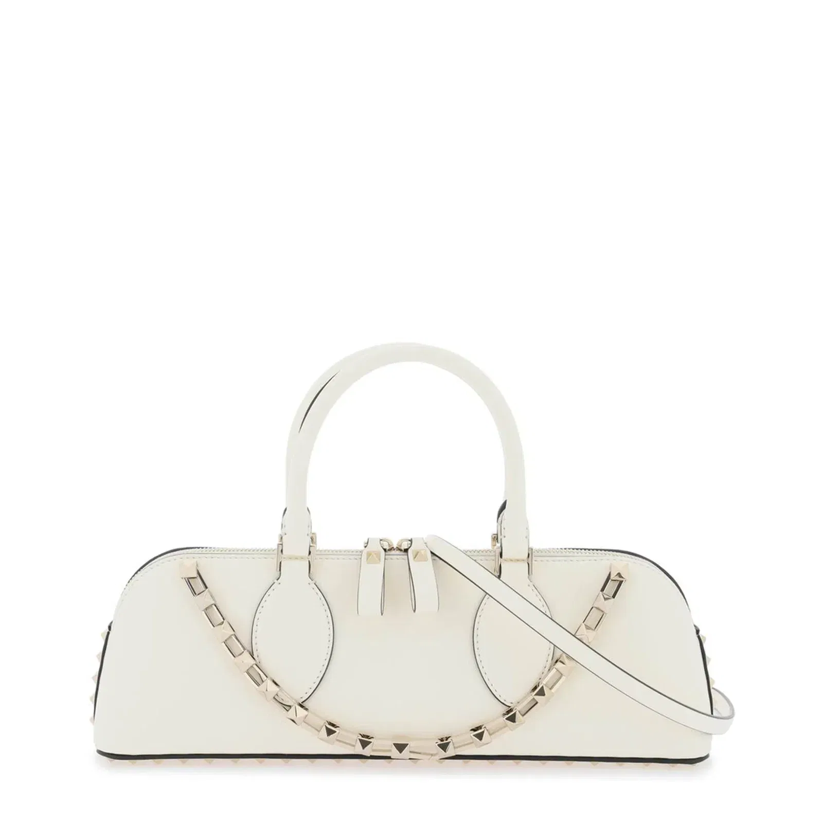 Rockstud East-West Handbag