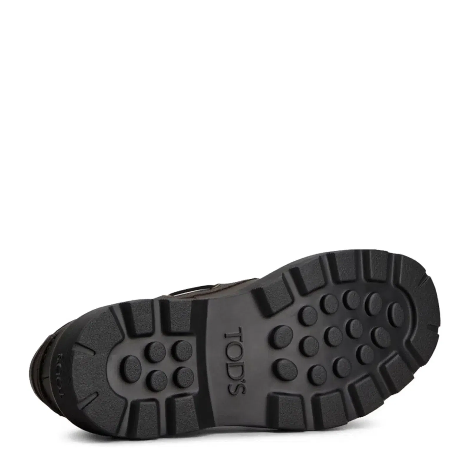 Coffee Brown Front Button Fastening Moc Stitching