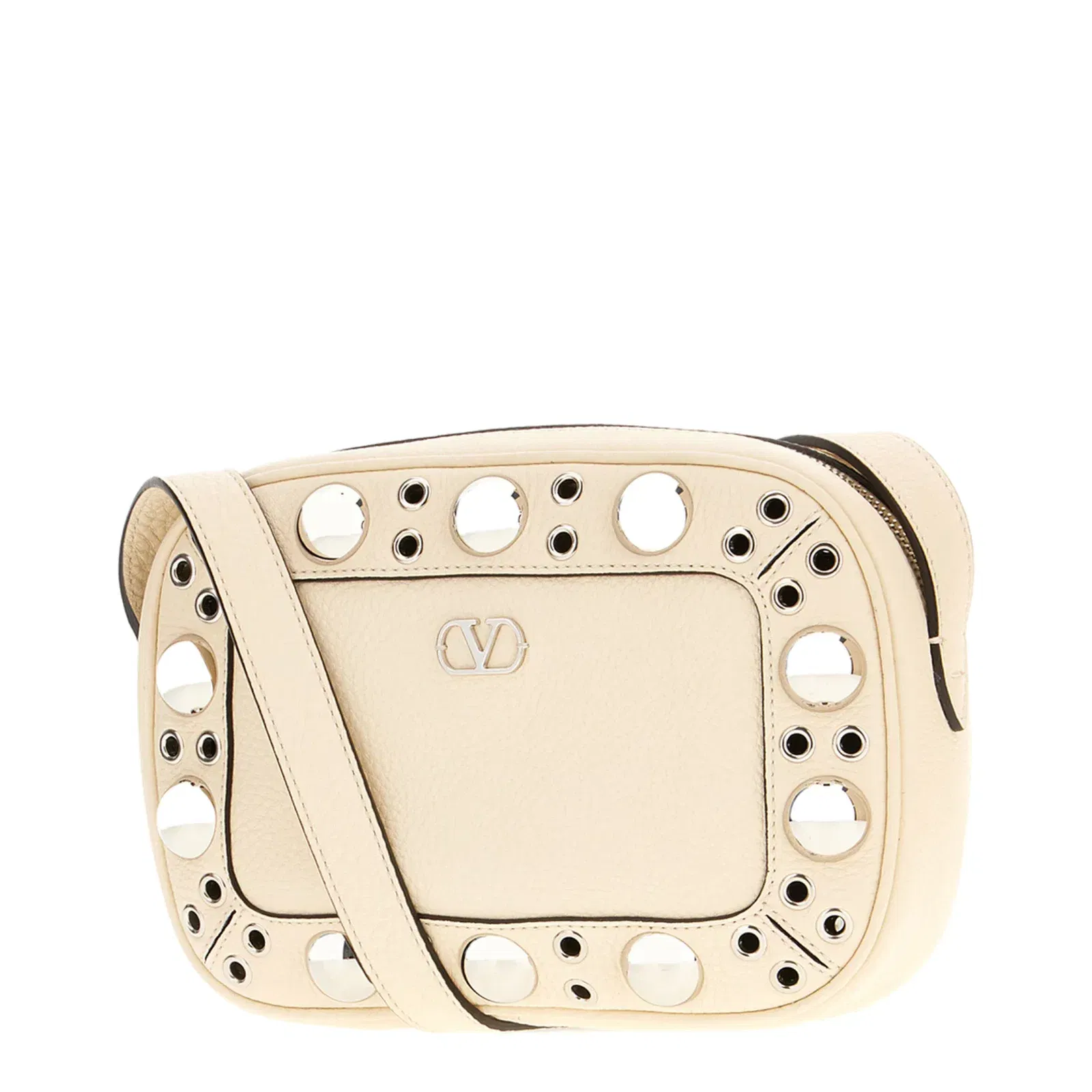 Ivory Leather Nellcôte Crossbody Bag