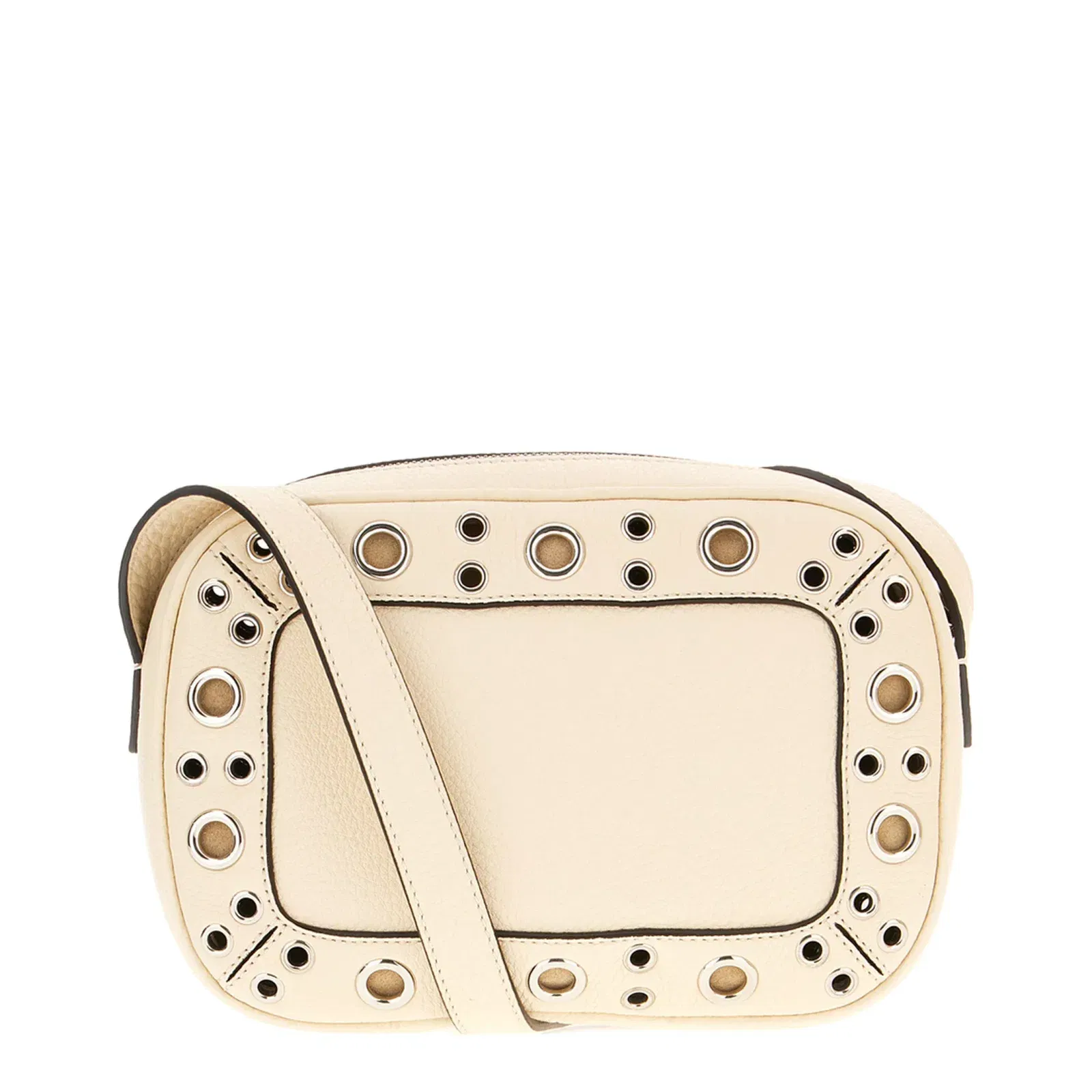 Ivory Leather Nellcôte Crossbody Bag