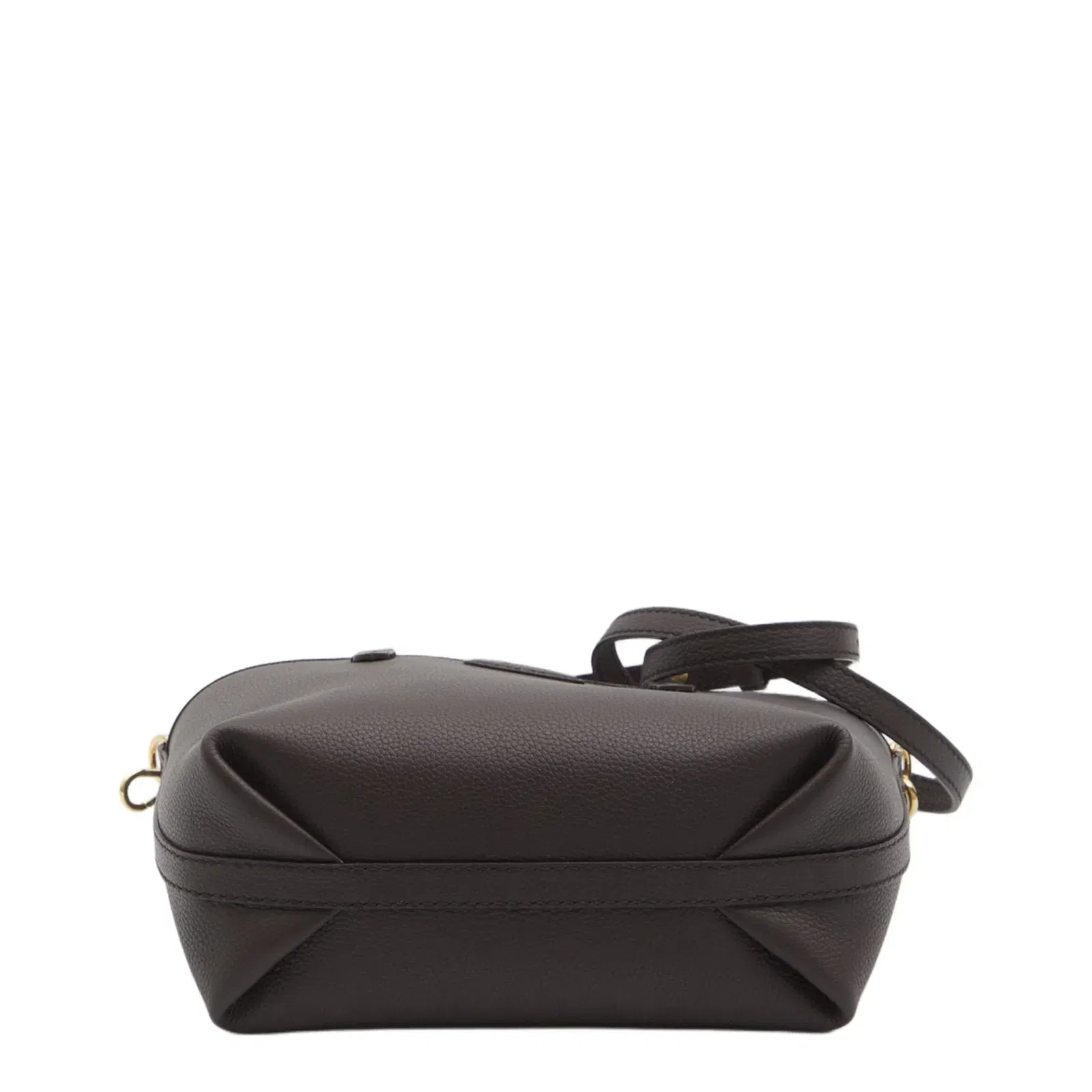 Mini Reversible Brown Leather Bag