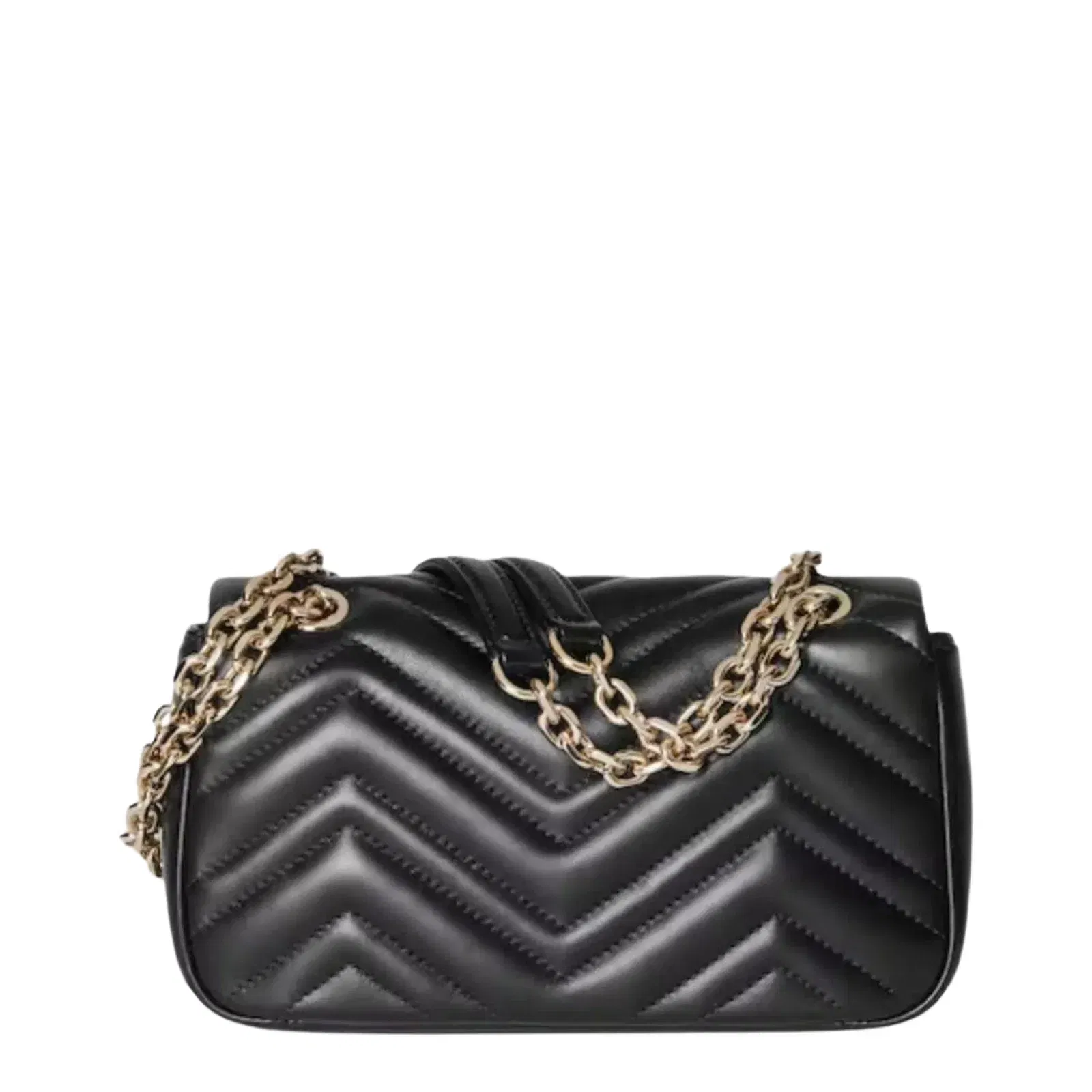 Small Shoulder Bag Black Leather