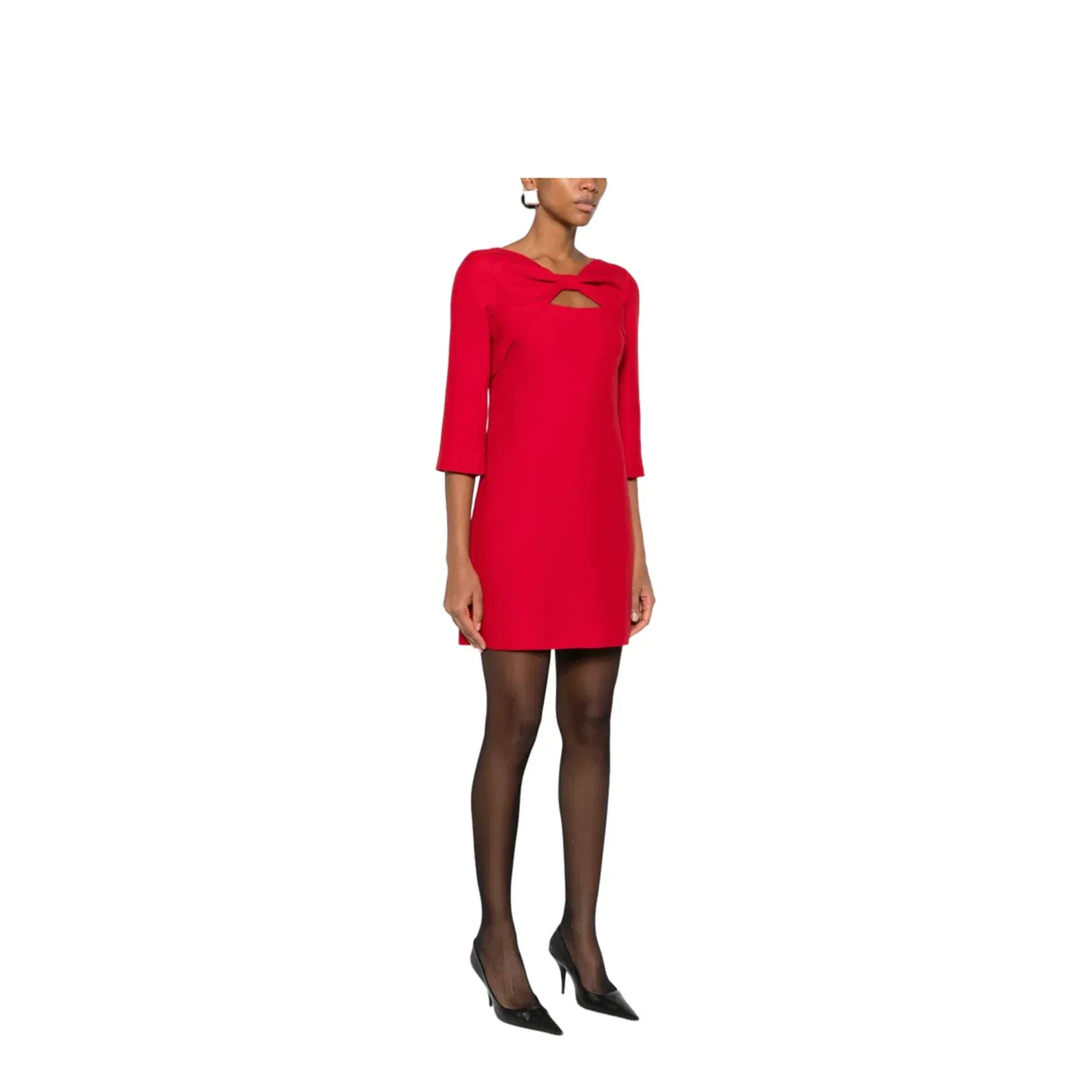 Wool And Silk Mini Dress