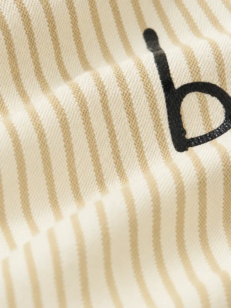Bla Bla Be Autyst Beige Striped Shirt