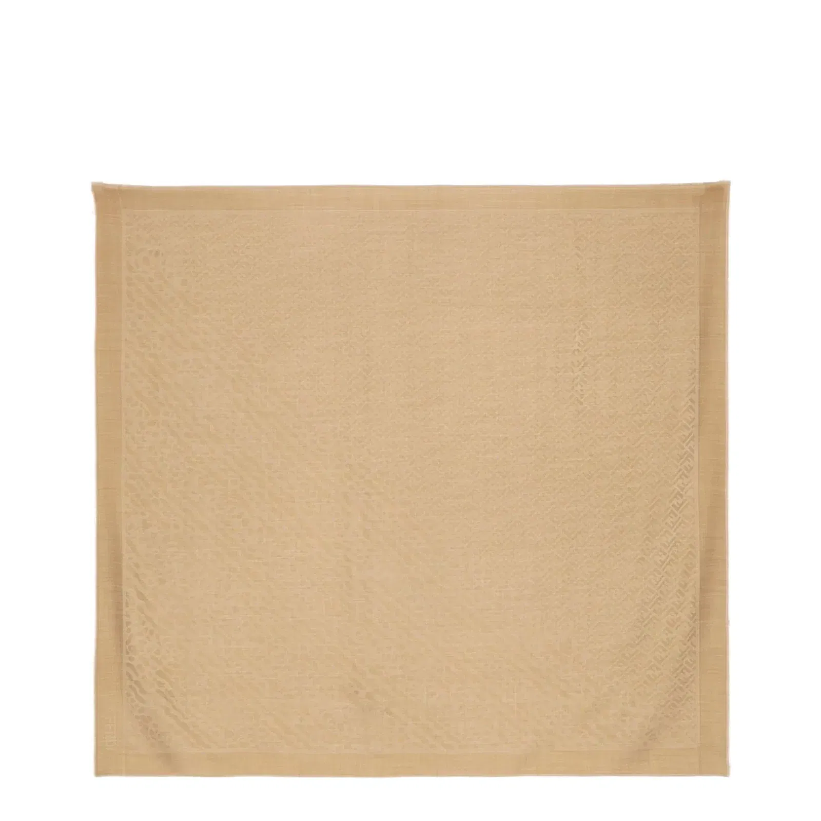 Shawl Wool and Silk Brown