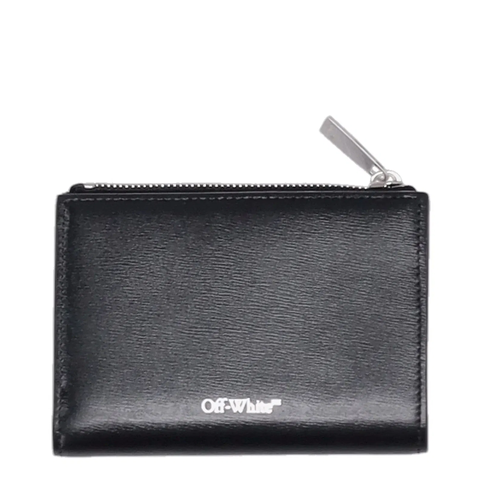 Jitney Zipped Bifold Quote Black - White