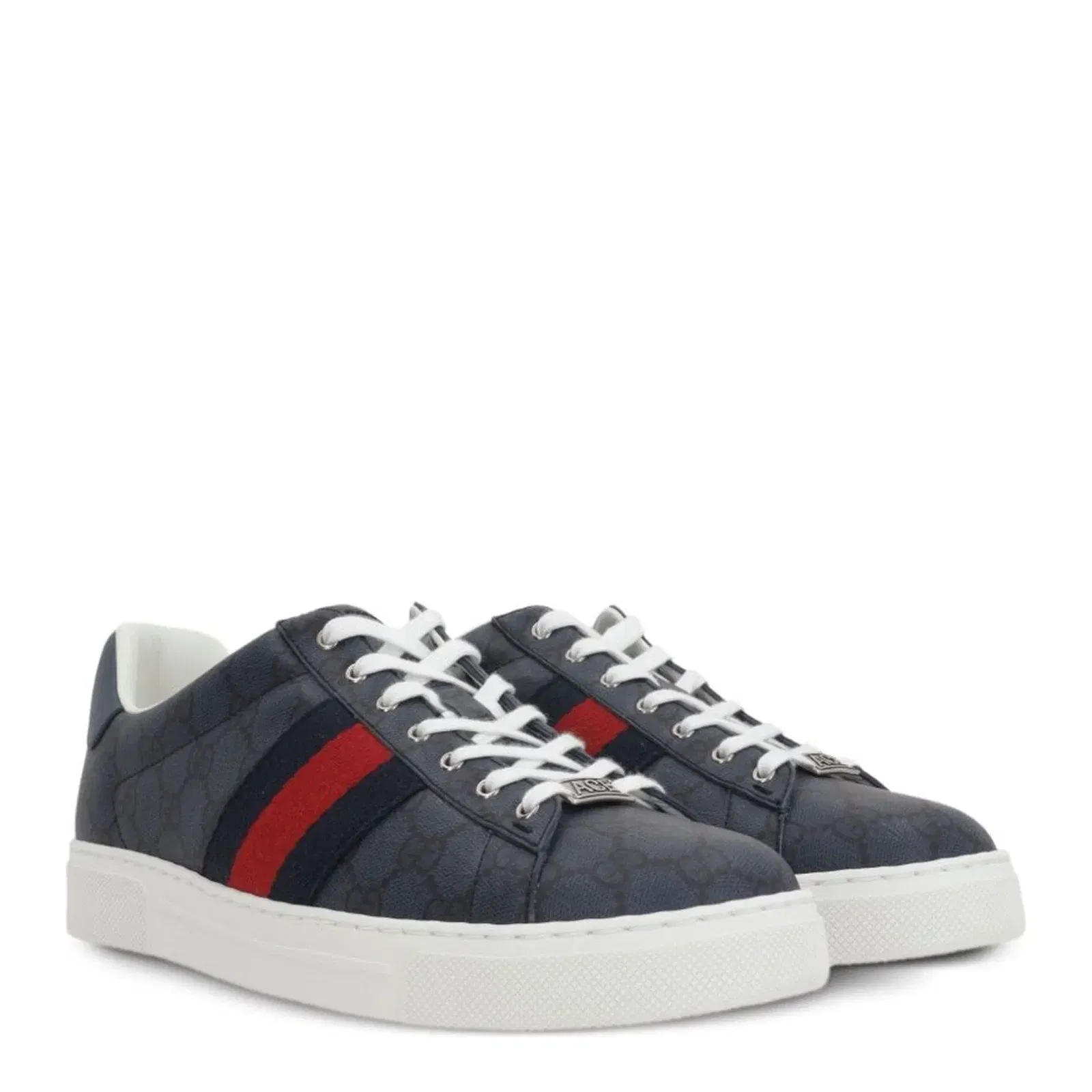 Ace Sneaker with Web in Blue GG Supreme