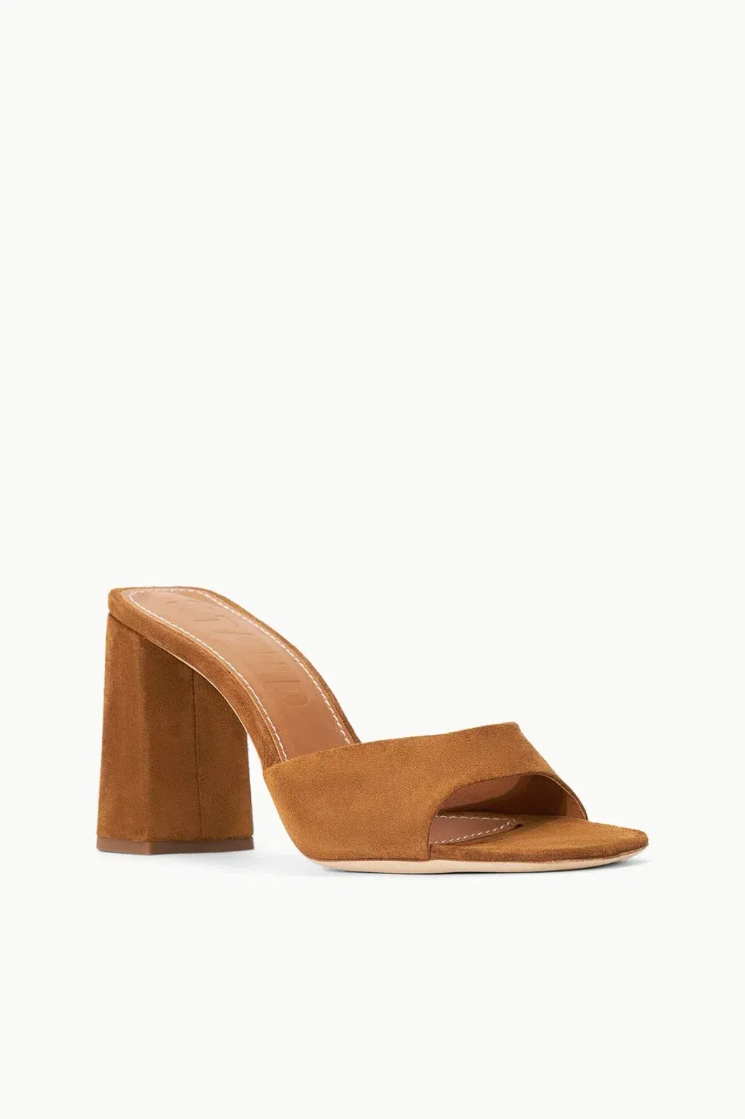 SLOANE HEEL TAN SUEDE