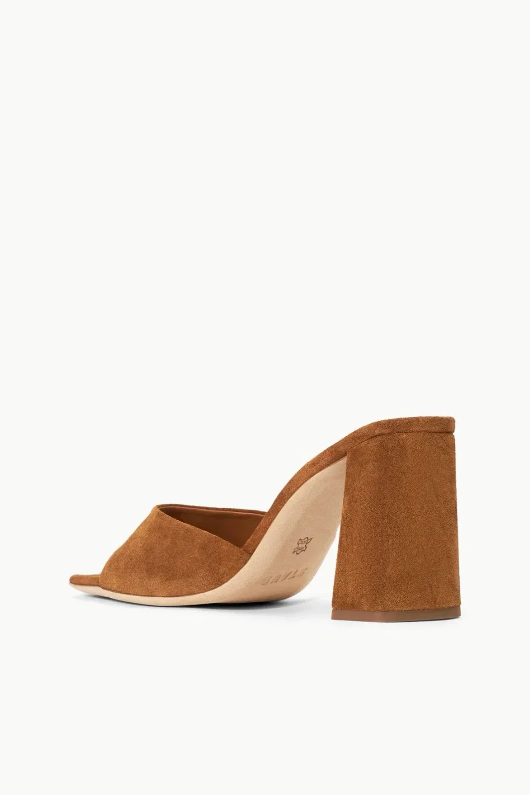 SLOANE HEEL TAN SUEDE