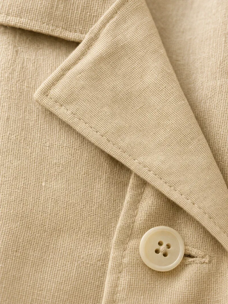 Brushed Cotton Shirt – Almond Beige