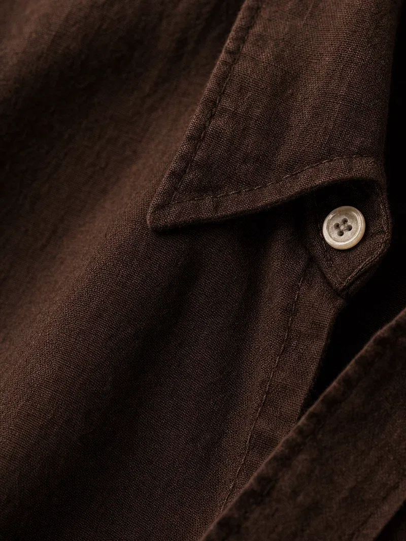Classic Mercer Shirt – Dark Cocoa