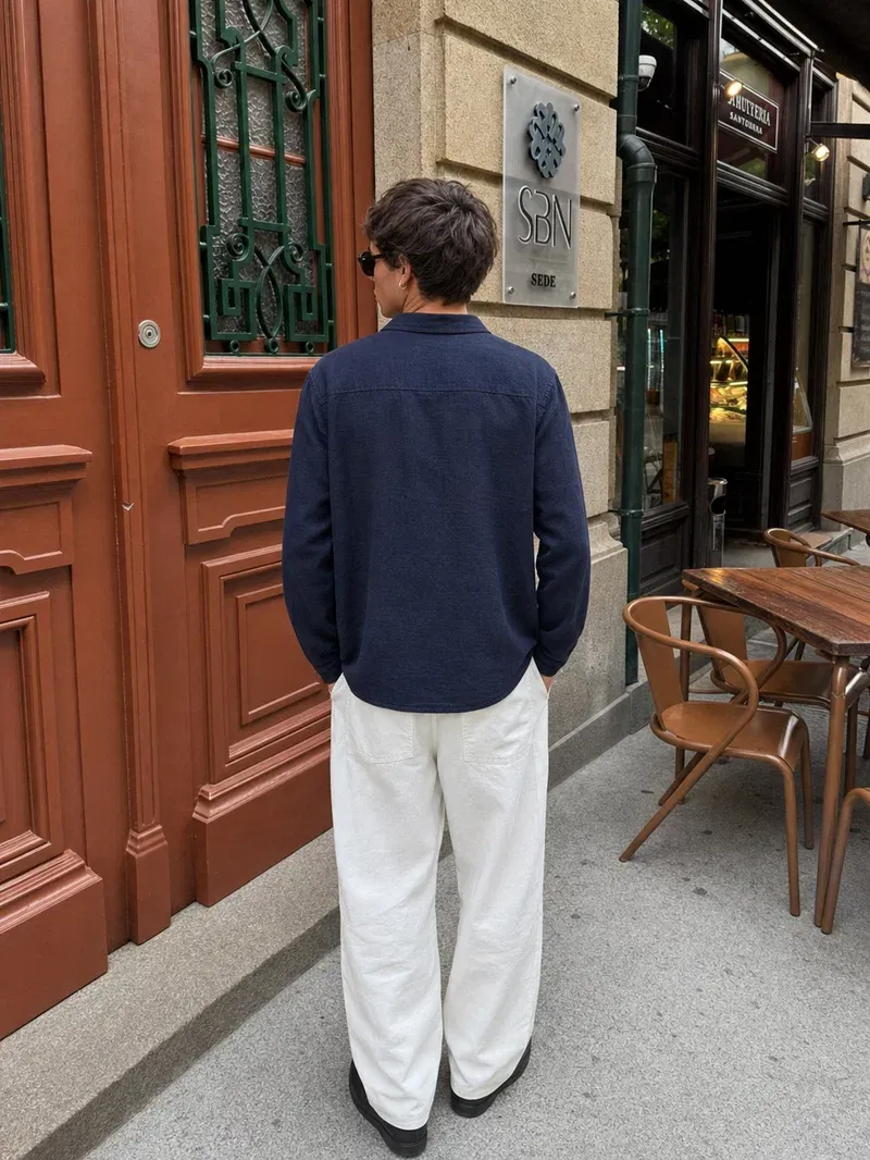 Softline Long Sleeve Polo – Midnight Navy