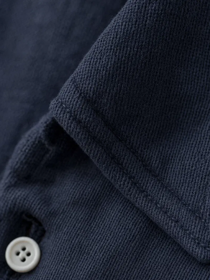 Softline Long Sleeve Polo – Midnight Navy