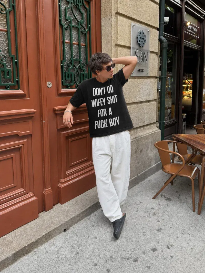 Forfksake Wifey Shit T-Shirt Black