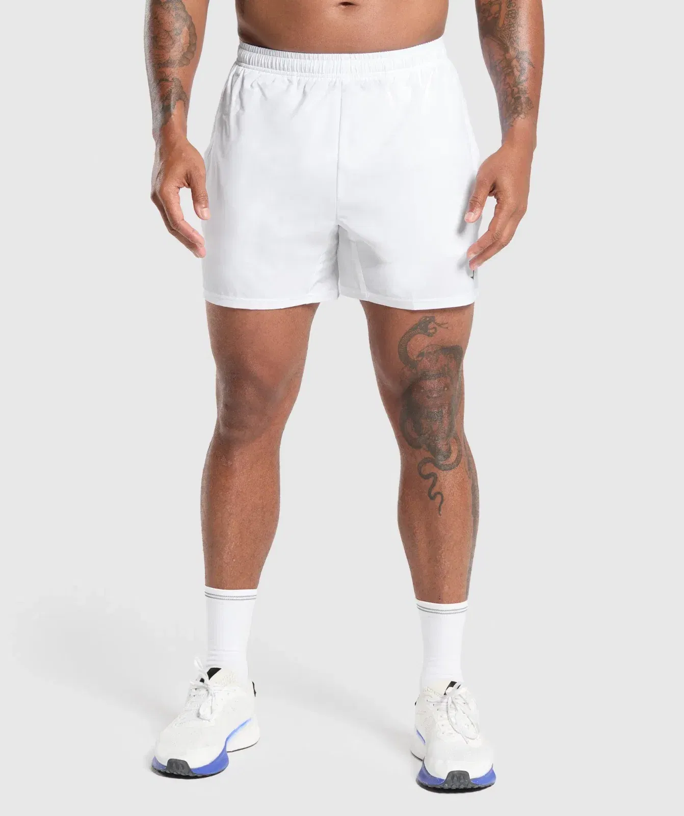 Gymshark Arrival 5" Shorts White