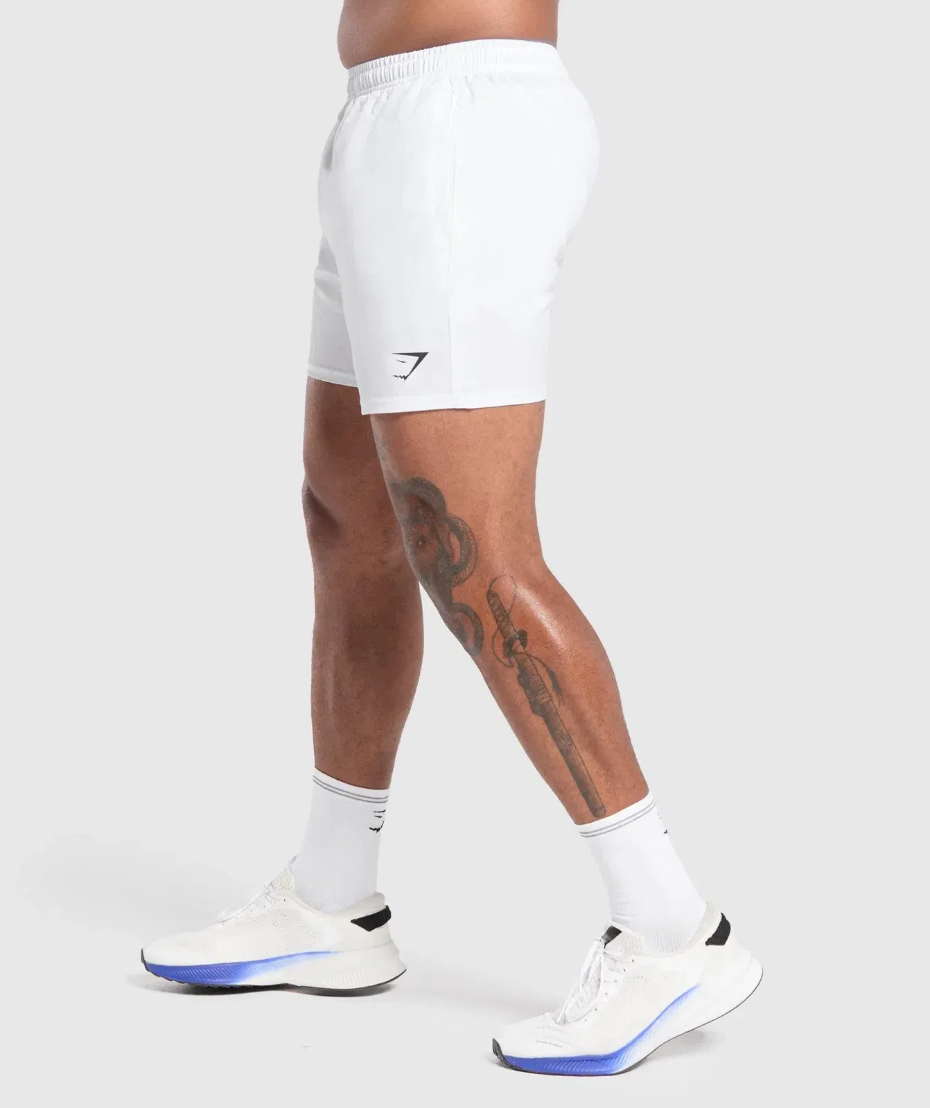 Gymshark Arrival 5" Shorts White