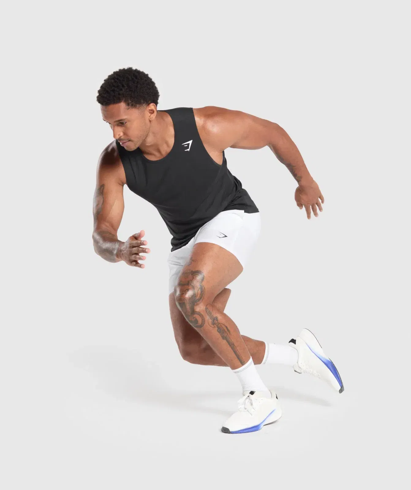 Gymshark Arrival 5" Shorts White