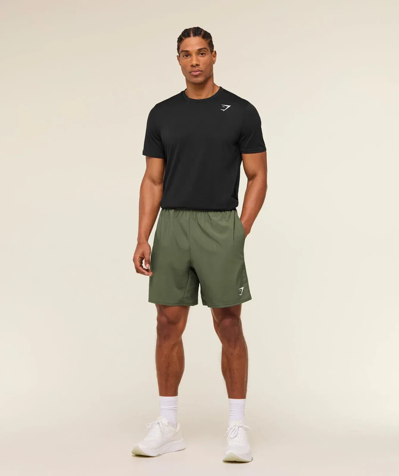 Gymshark Arrival 7" Shorts Core Olive