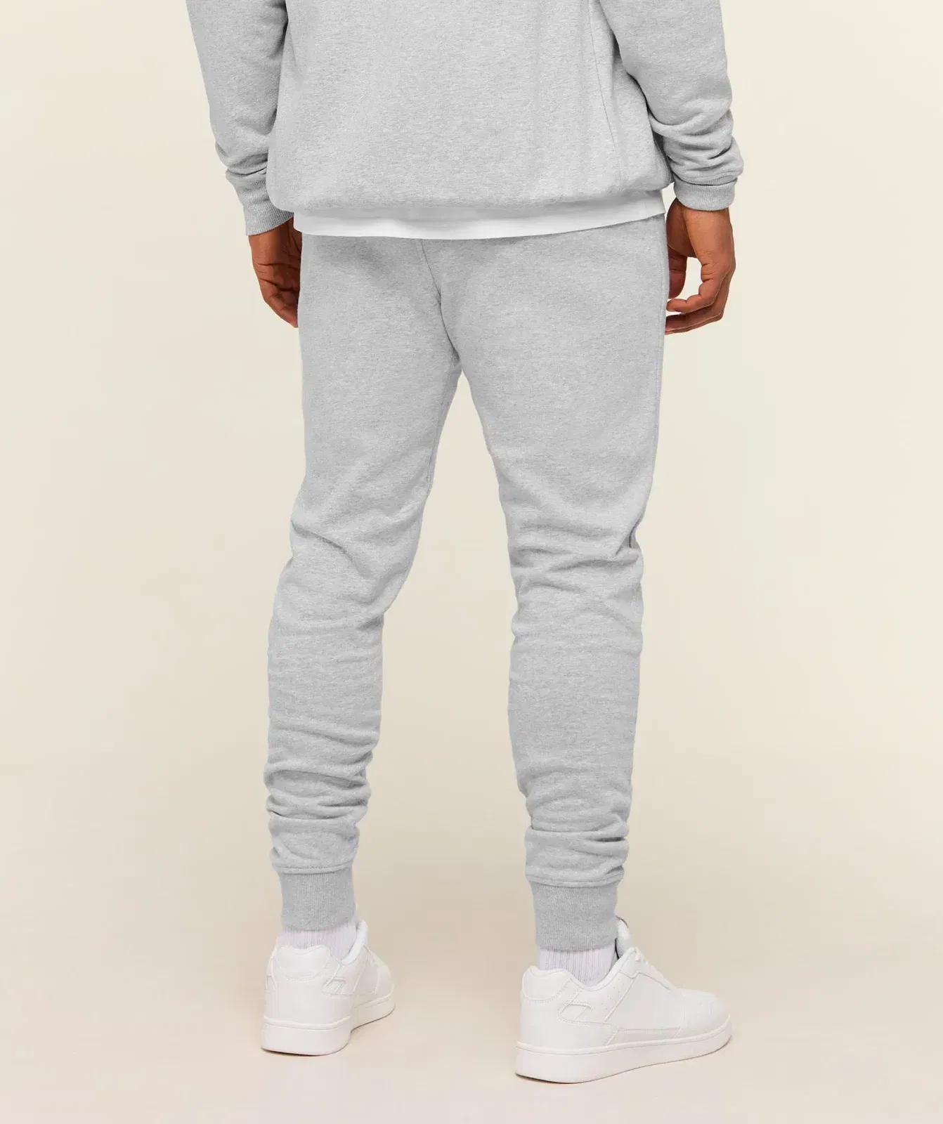 Gymshark Crest Joggers Light Grey Marl