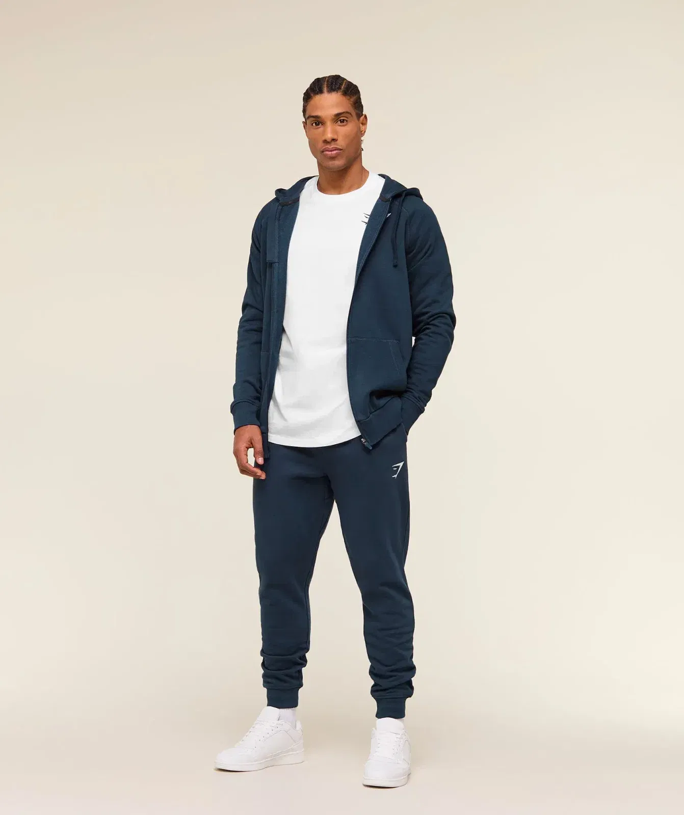 Gymshark Crest Joggers Navy
