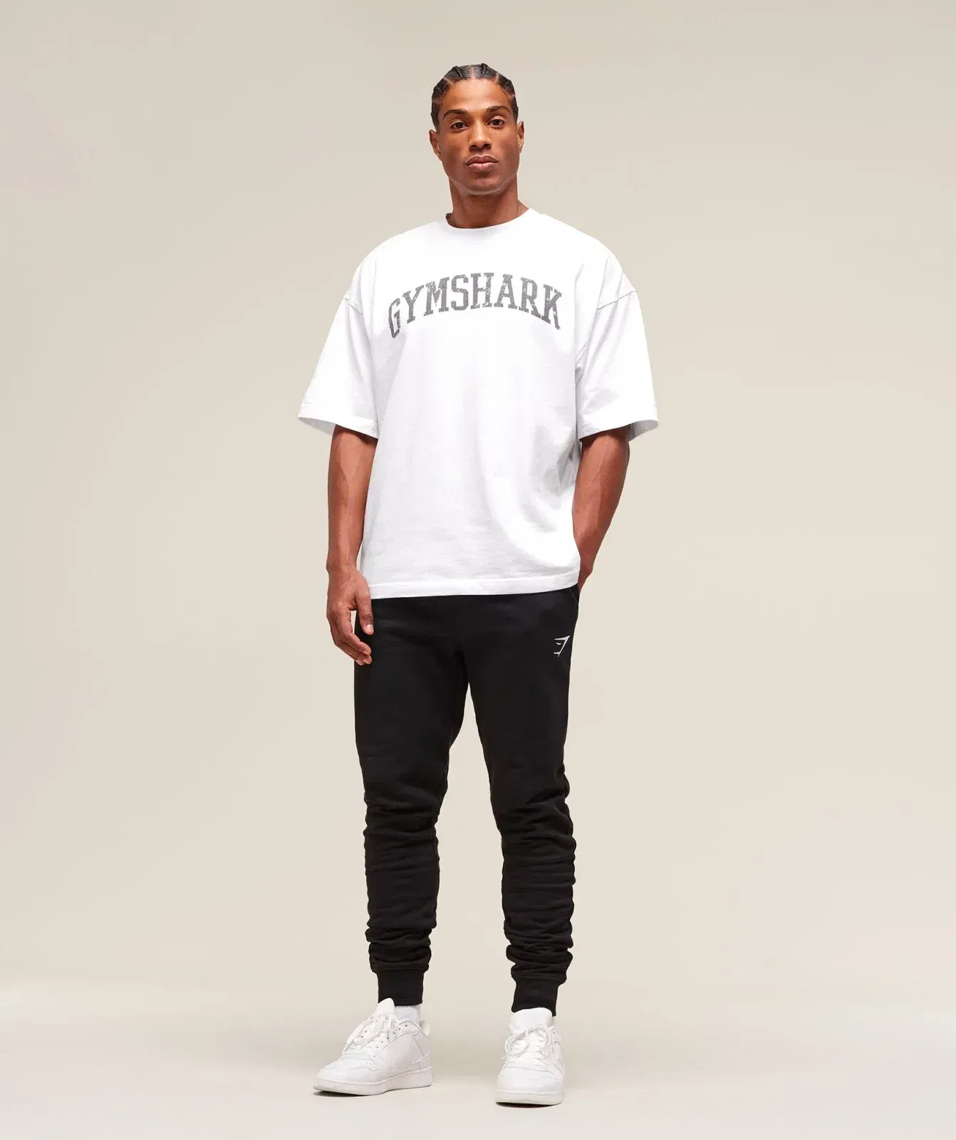 Gymshark Crest Tall Joggers - Black