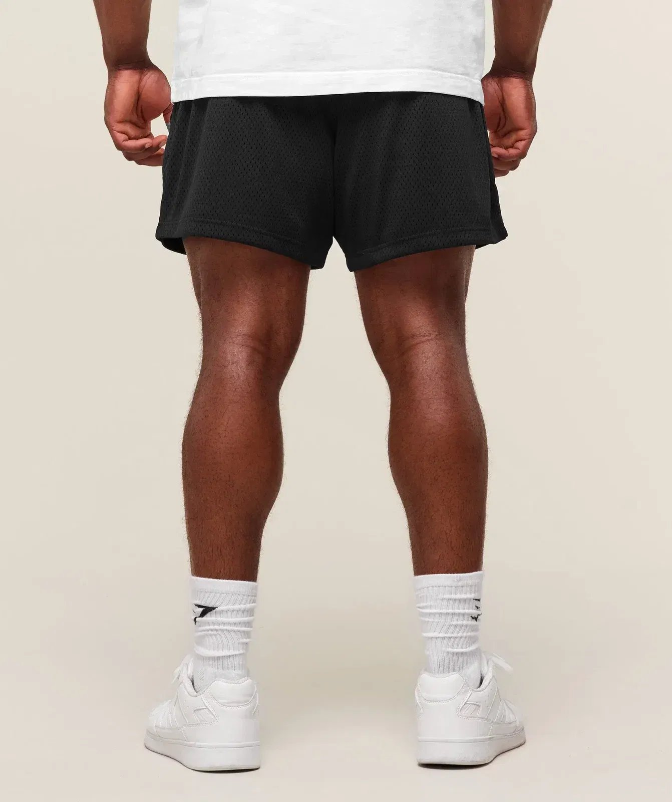 Gymshark Lifting Mesh 5" Shorts Black